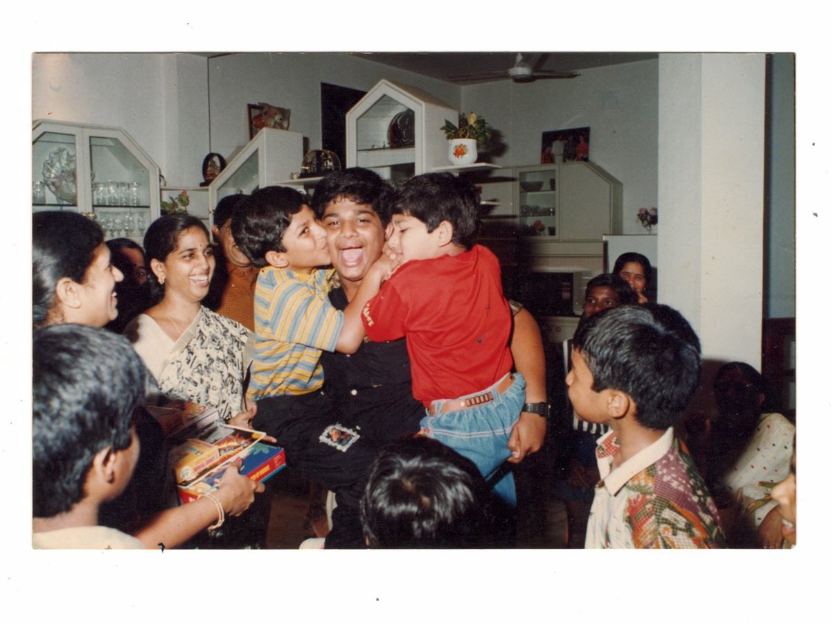 For me you're always this cool dude from our growing up days!!! Happy bday Bunny! Have a great one. 😘🥳🎂 <a href="/alluarjun/">Allu Arjun</a> <a href="/Bobbyallu/">Allu V</a>