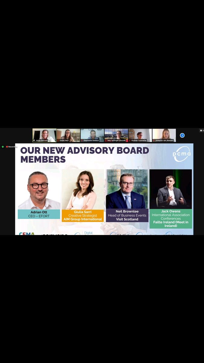 It started with a 20InTheirTwenties trophy. It continued on stage for the closing chat at Convening EMEA together with <a href="/IsMiseJackOwens/">Jack Owens</a>
..and now it's time for the next step, sitting both as ex-officio members in the <a href="/pcmahq/">PCMA</a> EMEA Board! Can't wait to get together to move forward!