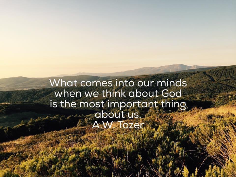 johanheystek's tweet photo. What comes into our minds
when we think about God
is the most important thing about us.
- A.W. Tozer https://t.co/EyZN1BXIlC