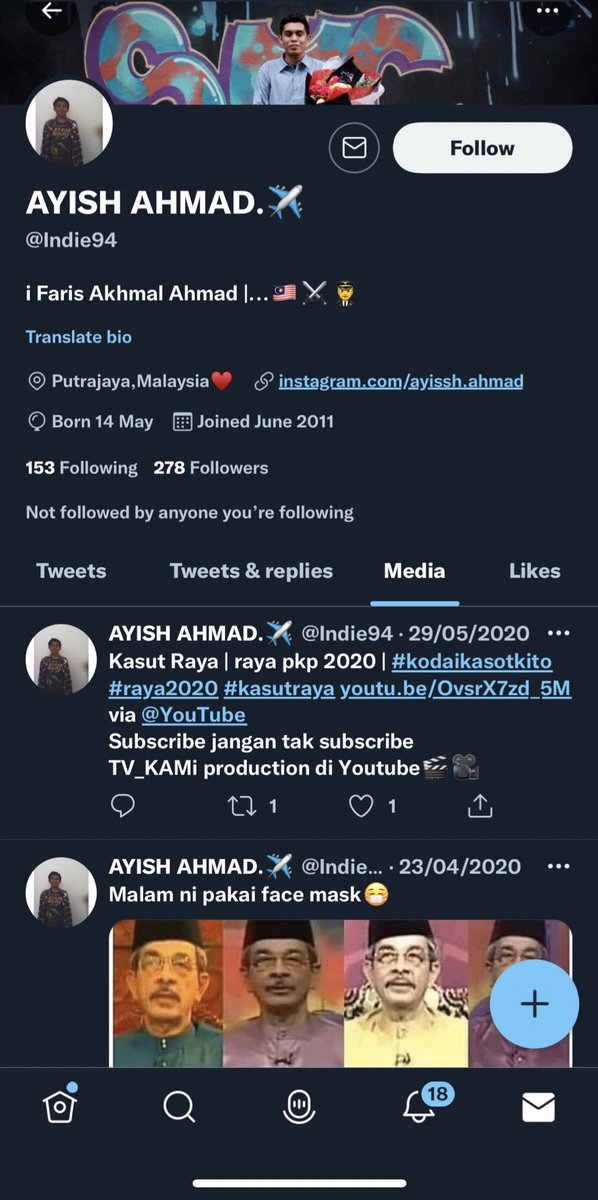 bunga_merahhh's tweet photo. Nah. DM dia, muka dia dan semua akaun dia. Jauhi mamat sa*gap ni😏 https://t.co/gfyxc19fEM
