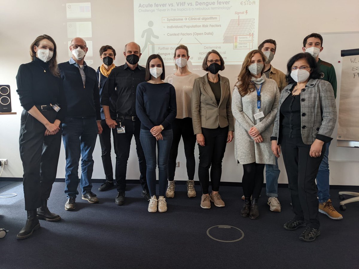 EsidaNetwork's tweet photo. We had a very constructive and successful meeting yesterday, where at least some partners could meet in person at the @BNITM_de. Our #eHealth approach on early outbreak detection for #Dengue is progessing and the importance of #OpenData is even more visible. Great job everyone! https://t.co/ChMf9cK8ZZ