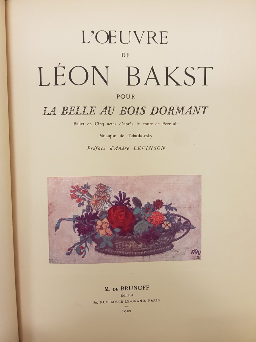 TrinCollLibCam's tweet photo. Remembering Pablo Picasso (who died #otd in 1973) with this portrait of Lรฉon Bakst, created for the publication of "L'oeuvre de Lรฉon Bakst pour La belle au bois dormant", Paris 1922. From the #KesslerCollection in the #WrenLibrary. Catalogue record: https://t.co/NFVcW4zOuZ. https://t.co/9DSnybtfHr