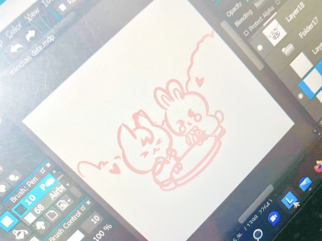 Angeline22Han's tweet photo. I want to draw leebit and wolfchan on disneyland trip soo baddd🌸🌸🌸🌸🌸 here's a wip.. should I continue ? #SKZOOfanart #minchan #banginho #leeknow #bangchan #straykids #Straykidsfanart https://t.co/TUhuGZGTOK