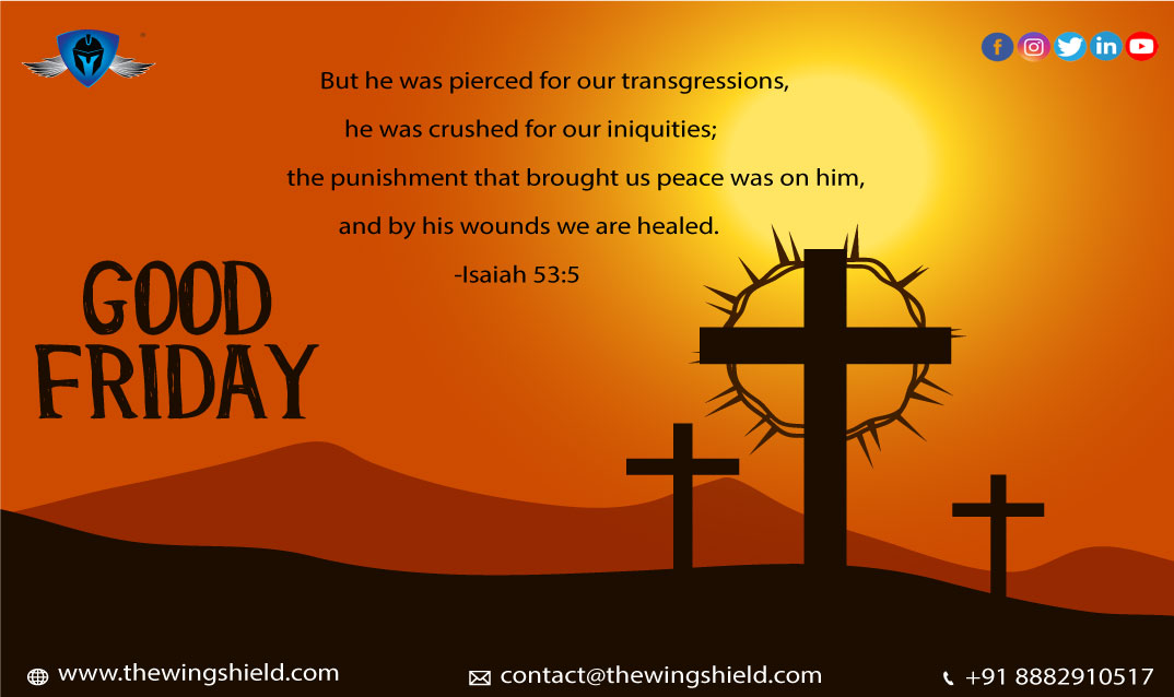 wingshield_saas's tweet photo. Holy Friday is a day to remember the Lord Jesus's sacrifices, which included being crucified and dying for the sins of humanity to save the world.
#WingshieldSaaS Warm wishes on #GoodFriday to you.
#jesus #festive #friday #jesuschrist #jesuschrist #BlessedGoodFriday #holyweek https://t.co/xLElqOA89d