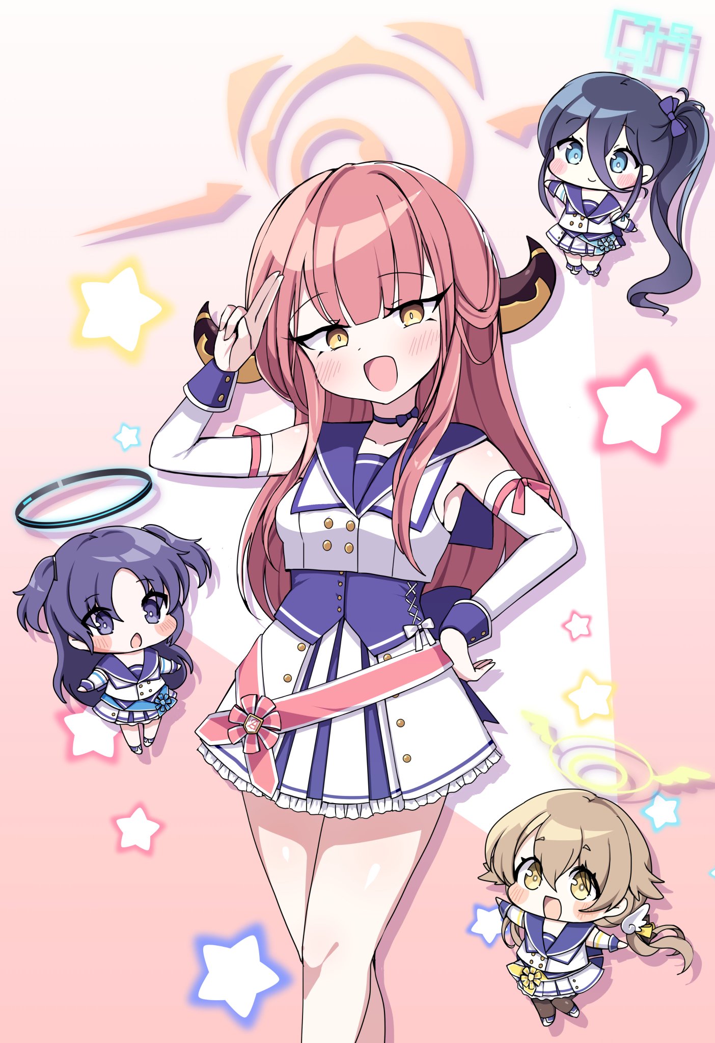 ブルーアーカイブ フィギュア 早瀬ユウカ 天童アリス 陸八魔アル 阿慈谷ヒフミ cc8cb075fe484bbbb0a7e35ba9b506
