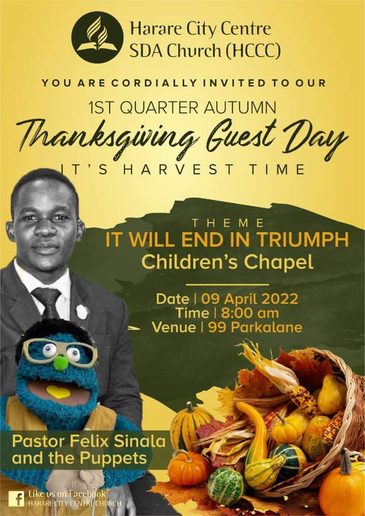 Revealed01's tweet photo. Hi Fam😃
Worship with us this Sabbath at Harare City Centre SDA Church. https://t.co/kBcPS9rvsx