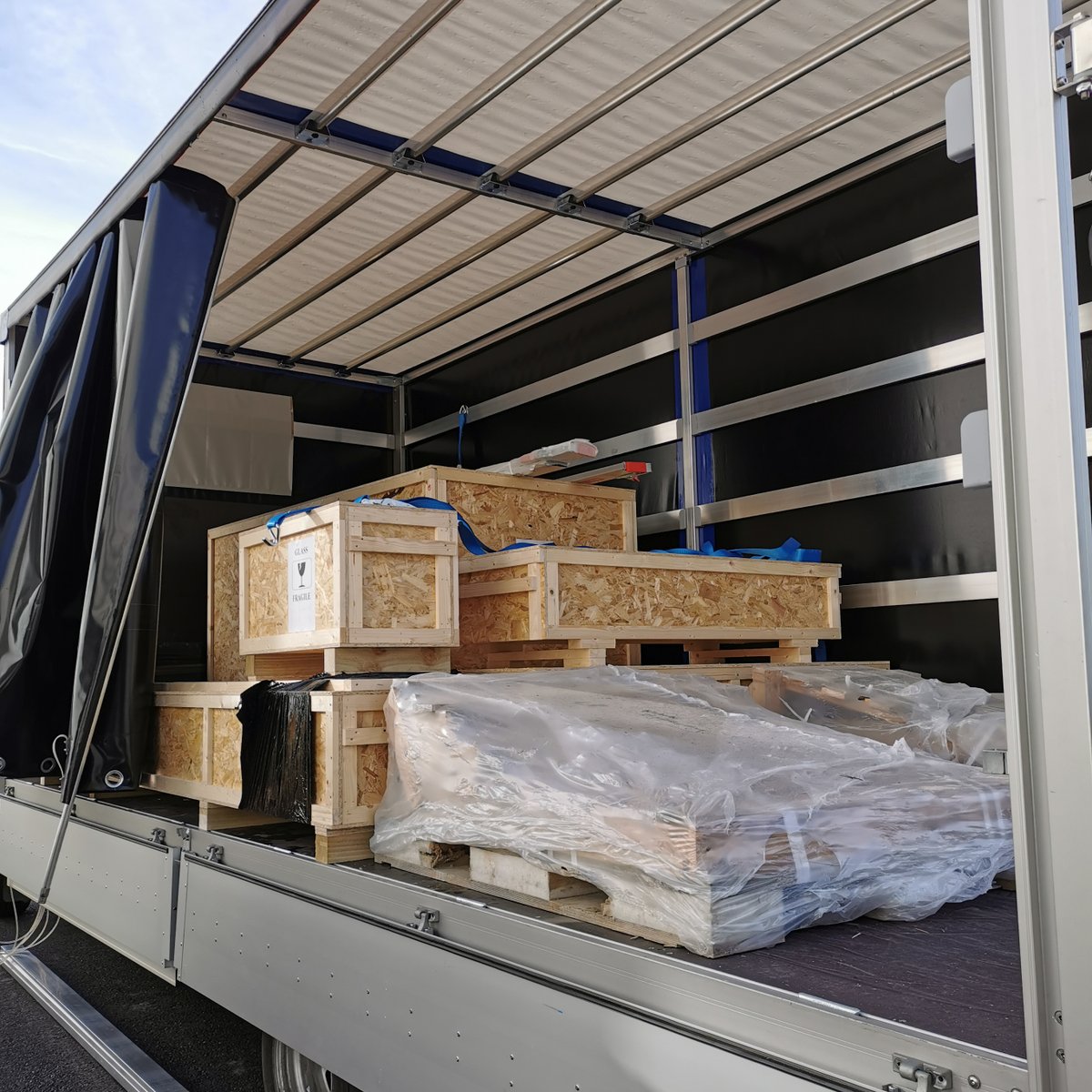 Next stop, Venice! 🎨
Niamh O'Malley's work on the way to Italy a few weeks ago. 

Niamh is representing Ireland at the Venice Biennale this April and we are really looking forward to seeing her wonderful work in the Irish Pavillion.  
<a href="/irelandatvenice/">Ireland at Venice</a>