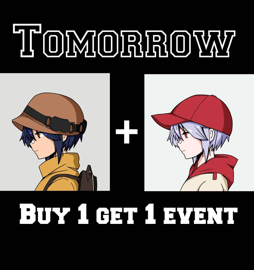 Miho_NFT's tweet photo. Coming soon Tomorrow! Buy 1 get 1 event just 4 items. Dont miss out!
April, 9 2022
7 AM GMT/ 2 PM WIB

https://t.co/P1E9K4ObMg

#NFTcollector #NFTCommunity #NFTCollection #NFT宣伝枠  #NFTJapan  #nft #NFT買います https://t.co/ryPPmntndY