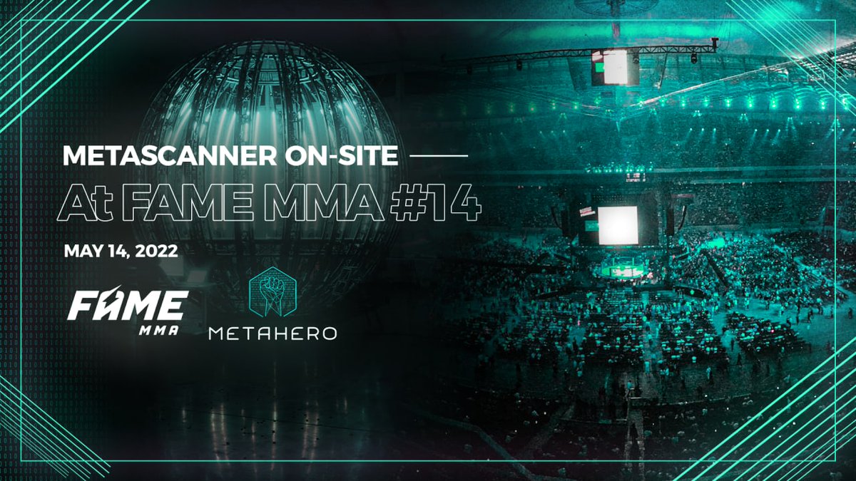 🔥 We're just getting warmed up...

✅Our first traveling scanner is out and will be on-site at FAME MMA #14

✅Traveling scanner will be following <a href="/famemmatv/">FAME MMA</a> events, scanning everyone in its path

👉metahero.io/news/scanning-… 

We are the gateway into the #metaverse

#BeYourOwnHero