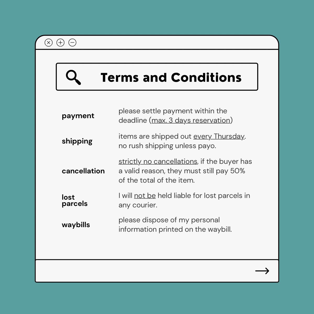 pabileemk's tweet photo. terms and conditions + faqs https://t.co/AH8j6Bf2eH