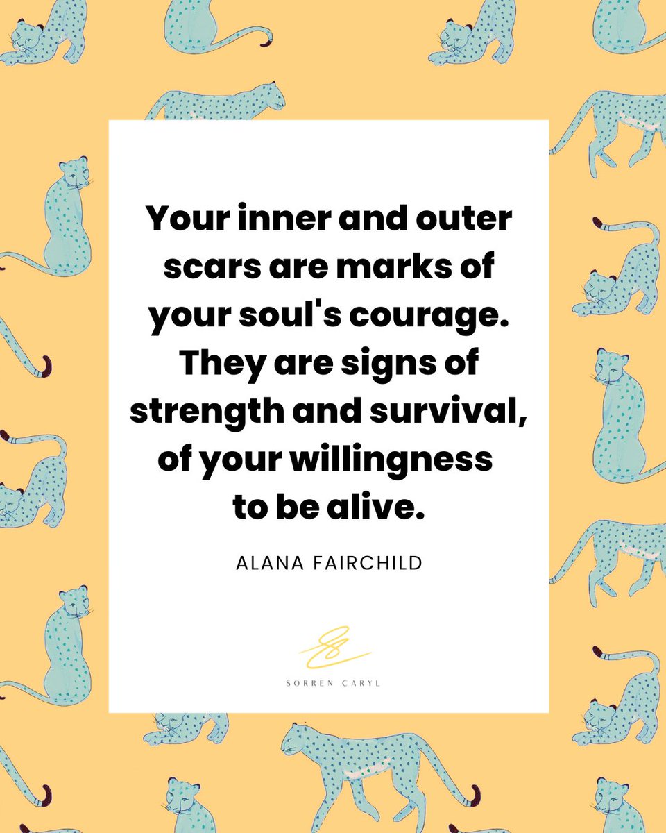 SorrenCaryl's tweet photo. Honor your #SacredScar.
#AlanaFairchild #WhiteLightOracle #Scar #Courage #SelfCareFirst #PersonalDevelopment #MindsetIsEverything #InspireOthers #SoulfulLifeCoach #LifeCoach #LifeScripting #ChangeNarrative #RewriteYourStory #SoulfulLiving #SorrenCaryl https://t.co/43c0NiRNoS