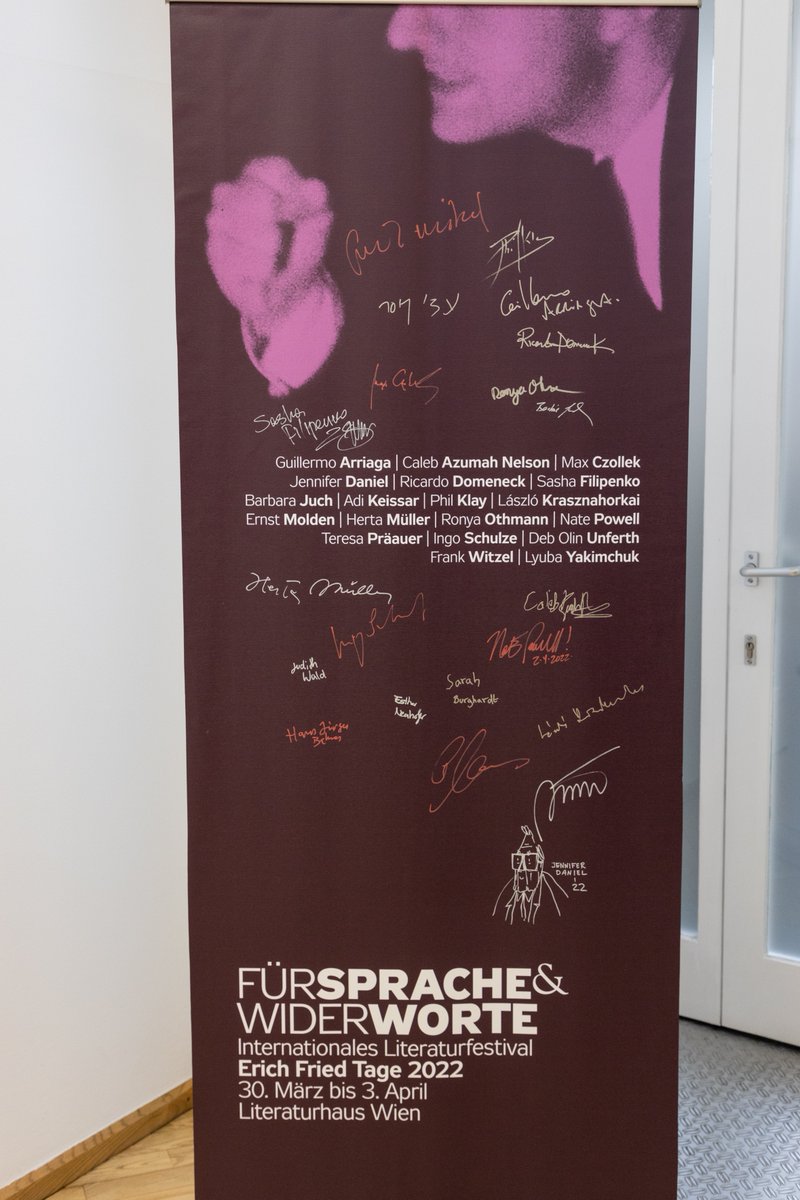 Am 3. April 2022, hat sich das Internationale Literaturfestival Erich Fried Tage 2022 verabschiedet. Ab 11. April können auf erichfriedtage.com die Festivalhöhepunkte nachgeschaut werden: u. a. mit kurzen Videoclips, Bildern und einem Festivalblog. #friedtage22