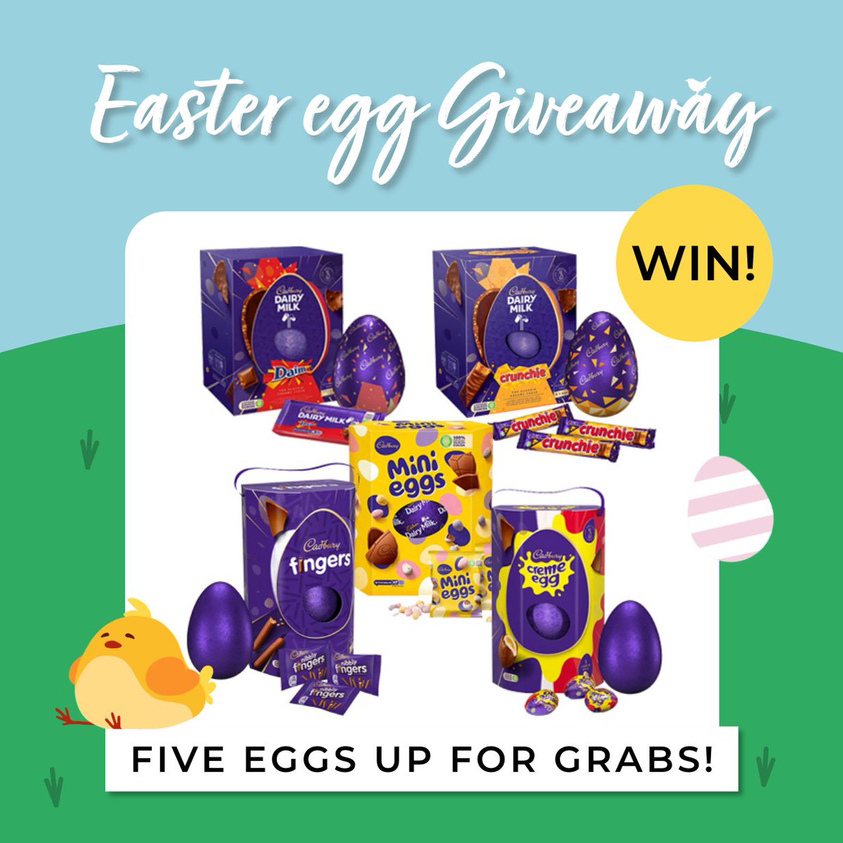 Happy Easter &amp; Hello Spring! 🐣

To #WIN one of these five classic chocolate Easter Eggs, like, share &amp; comment with the egg that has your appetite.

*Competition closes 23:59 on 11/04/22. @wrenkitchens will contact the winner*

#FreebieFriday #Giveaway #Competition #HappyEaster