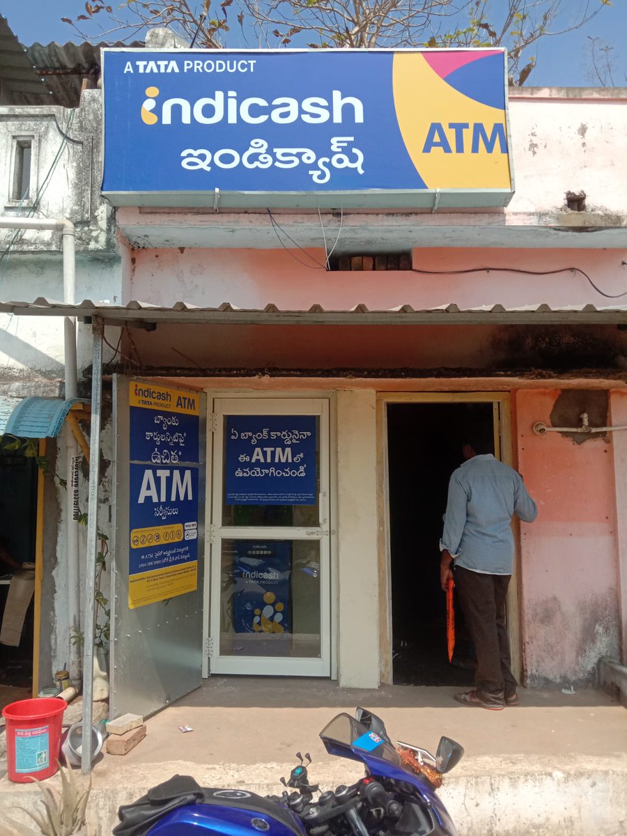 TataIndicash's tweet photo. Today Inauguration New Franchisees Model TATA IndiCash ATM at GARUGUBILLI TOWN, Viziyanagaram district, Andhra Pradesh.
Franchise Model ATM Business Contact More Details.
9154279615,9154279618 https://t.co/mrJ5HuFV0f