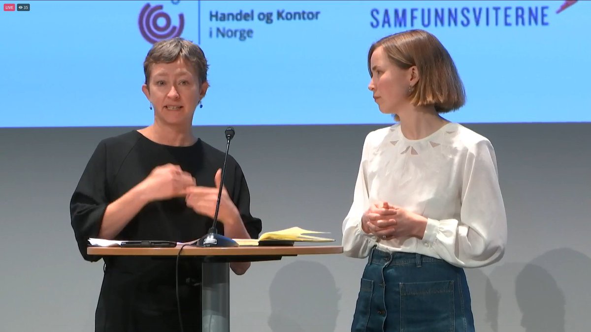 Camilla Houeland (forsker, Fafo), Ingunn Gjerstad (leder, LO i Oslo), Anja Bakken Riise (leder, Framtiden i våre hender) og Ståle Johansen (Industriaksjonen) svarer spørsmålet «Hva er rettferdighet?» på Broen til framtiden.

Følg strøm: facebook.com/broentilframti… #klimajobber