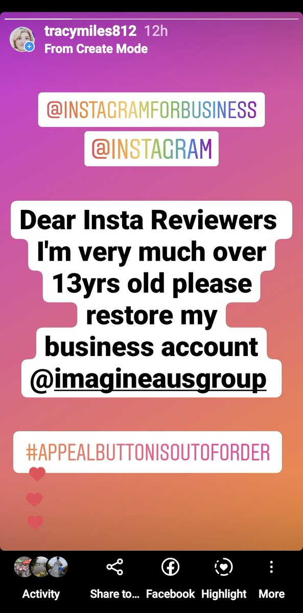 tracymiles812's tweet photo. @instagram @InstagramComms @instagrambusine @instagram https://t.co/YeivwmOc3j