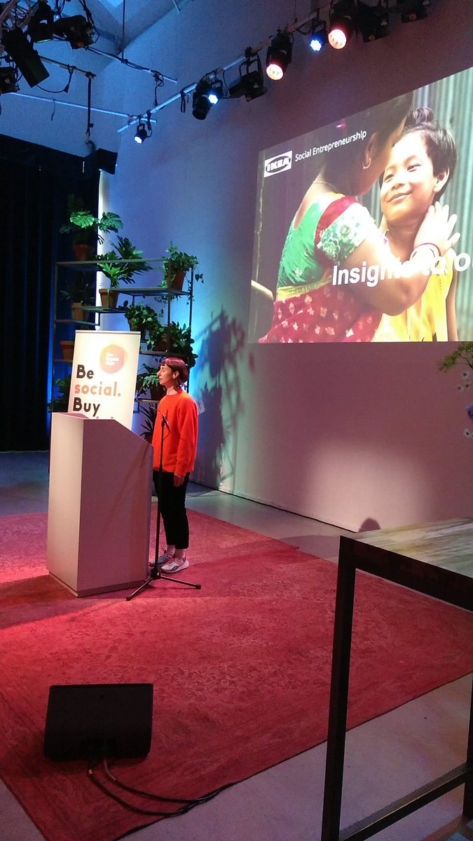 IKEA on the stage! During Buy Social Business Breakfast at De Hallen Ams, international organisations such as @IKEANederland share their social procurement best practices to inspire other international organisations from the Amsterdam region. #BeSocialBuySocial <a href="/AmsterdamImpact/">Amsterdam Impact</a>