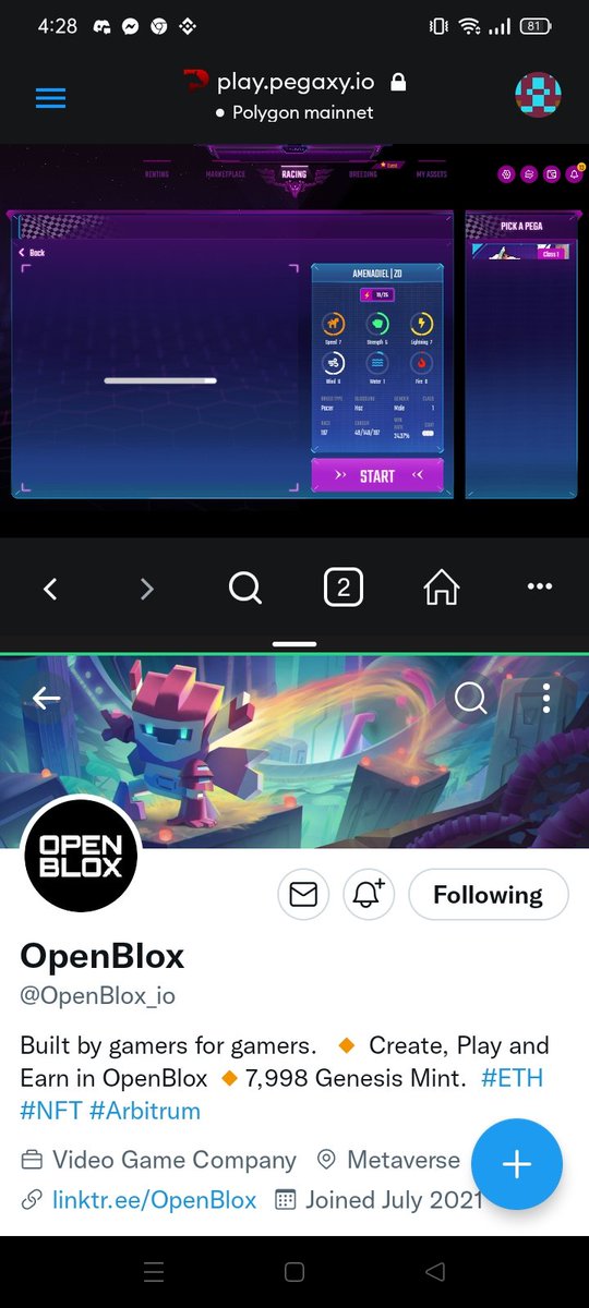 ekselsyor's tweet photo. @TakeUs_io @OpenBlox_io Let's g @RALPHCASTILLOOO @jimbss24 @enocconcepcion !! 💪 https://t.co/4r6Hz99cwj