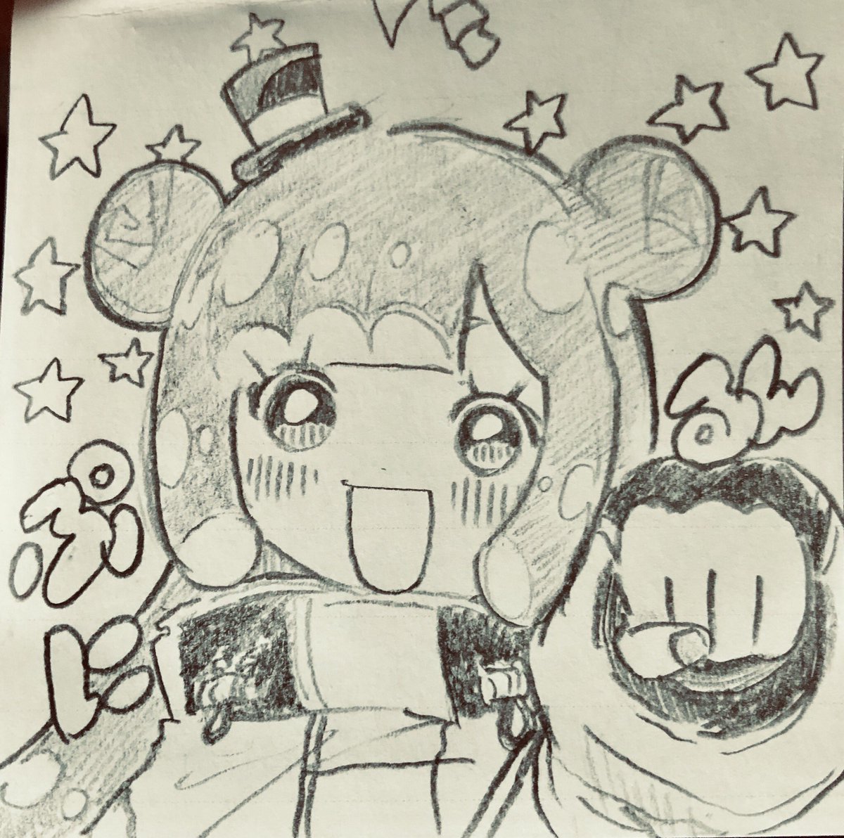 #ぷにるはかわいいスライム  #ぷにる 
かわいくて衝動的に描いてた 購買いこ 