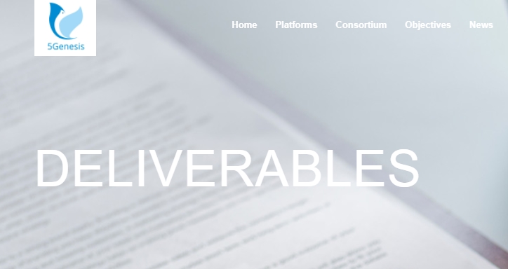 #LearnAbout5GENESIS: In case you are interested in the 5GENESIS progress, you can visit the #deliverables web-page. You may find all submitted deliverables online here: 
5genesis.eu/deliverables/ 
<a href="/5GPPP/">5GPPP</a> <a href="/HorizonEU/">Horizon Europe 🇪🇺</a>