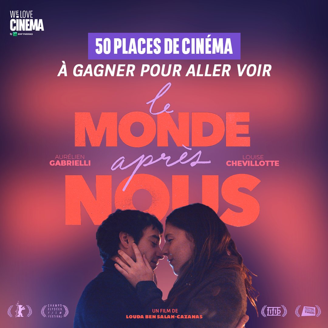 Jeune, écrivain et amoureux, Labidi va tout faire pour réaliser ses rêves malgré la précarité. 

On vous fait gagner 50 places de cinéma pour #LeMondeAprèsNous, saisissant premier long-métrage de Louda Ben Salah-Cazanas ! 🎥

Pour tenter votre chance ➡️ urlr.me/4zBLX