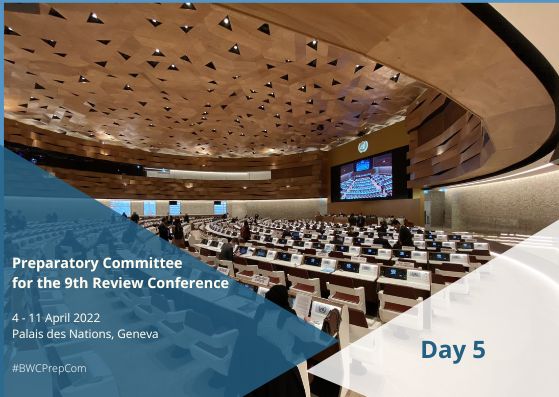 BWCISU's tweet photo. Day 5 of the #BWCPrepCom for the 9th Review Conference starts now.
As discussions this week have shown, the preparatory process is as important as the RevCon itself and fundamental to strengthen the #1972BWC.
Follow live on @UNWebTV https://t.co/qhKznZMrri https://t.co/KrbrTUD8BE