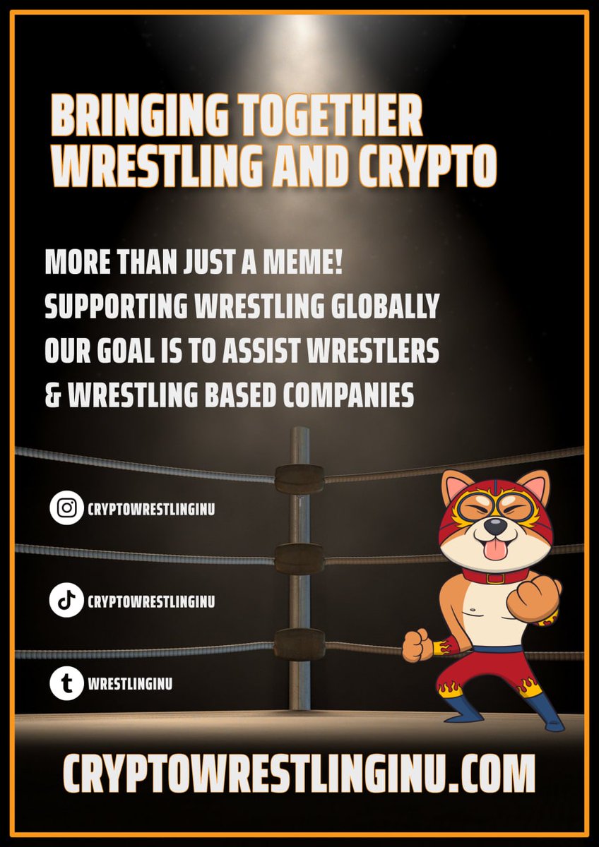 <a href="/IAmJericho/">Chris Jericho</a>  Retweet??
@WrestlingInu  is trying to Help the Wrestling World, and make things better for the next generation!! 
 
Check out their Live Spaces Tomorrow ! 

#CWI #WRESTLINGINU #WWE #ETH #Crypto #CRYPTOFORACAUSE  $KIBA $MRI
x.com/i/spaces/1jMJg…