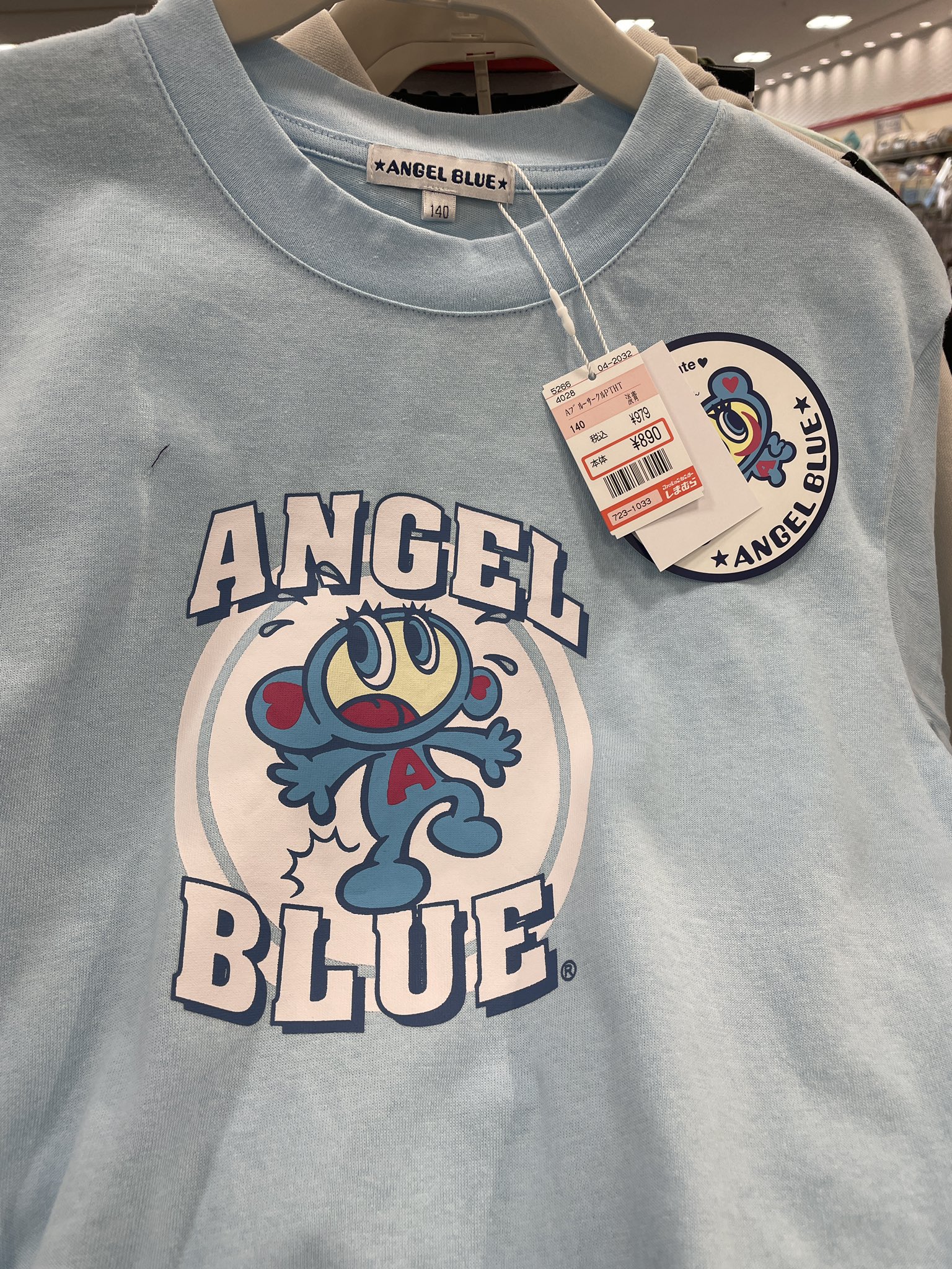 エンジェルブルー　ロンT 140 angelblue - エンジェルブルー 140 ロンT トップスの通販 by な