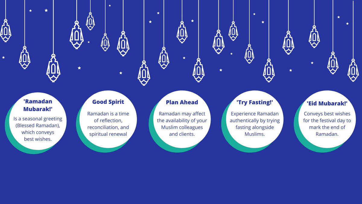 eibgrp's tweet image. Ramadan Mubarak✨

Today marks the first week of #Ramadan  and here are five key takeaways to remember during the month🌙
