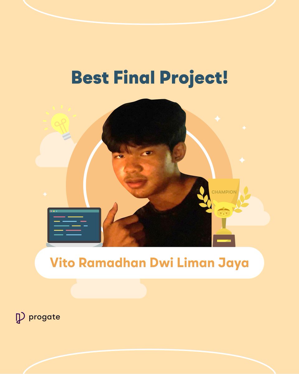 readysetcodeid's tweet image. Hai Ninja! 🤓 Progate telah selesai mengadakan Fast Track Bootcamp HTML, CSS &amp;amp; JavaScript Fundamentals Batch 3, nih! Sekalian mau beri apresiasi terbesar untuk peserta terbaik dalam bootcamp kali ini! 

#belajarngoding #ambillangkahmu #bersamaprogate #youcancodewithus