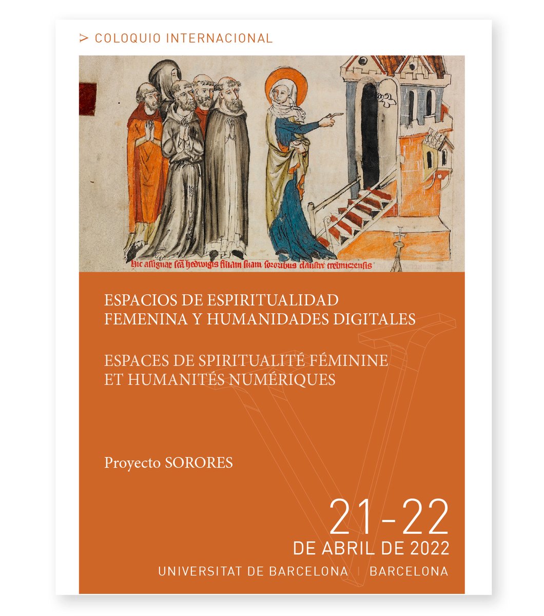 casadevelazquez's tweet photo. 📣📋¡Ya tenemos programa para el coloquio del proyecto SORORES que tendrá lugar los 21 y 22 de abril en la @UniBarcelona!

✨Espacios de espiritualidad femenina y humanidades digitales

#Savethedate #Sorores #resEFE #UniBarcelona https://t.co/UIgfY2ReOZ