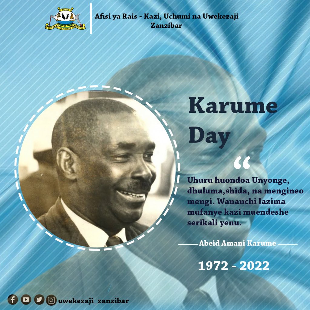 Happy Karume Day
