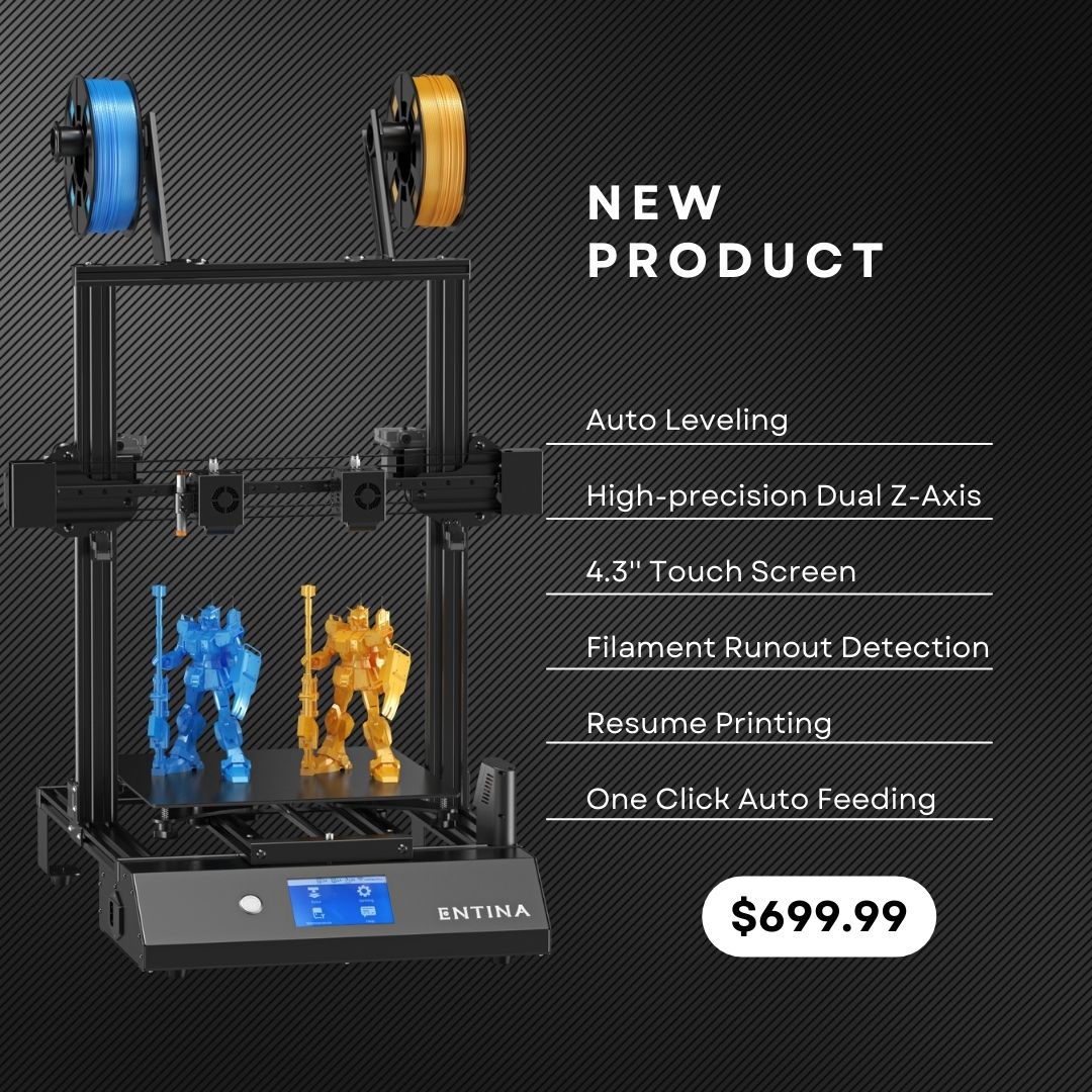 Entina3d's tweet photo. ENTINA X40 IDEX👉https://t.co/mJ3k62bPx0
 #sale #3d #entina3d #Entina #3dprinter #3dprinting https://t.co/xE6Ic6Z7rG