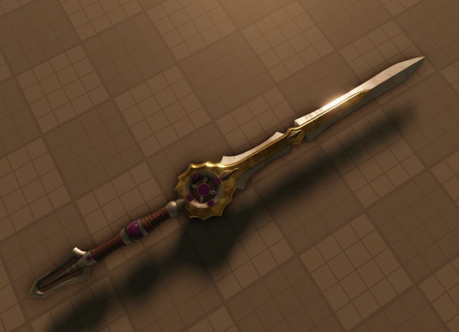 MagutsoKun's tweet image. cool sword i made for @ZPionTM made with substance painter and blender 

#Roblox #RobloxDev #robloxart