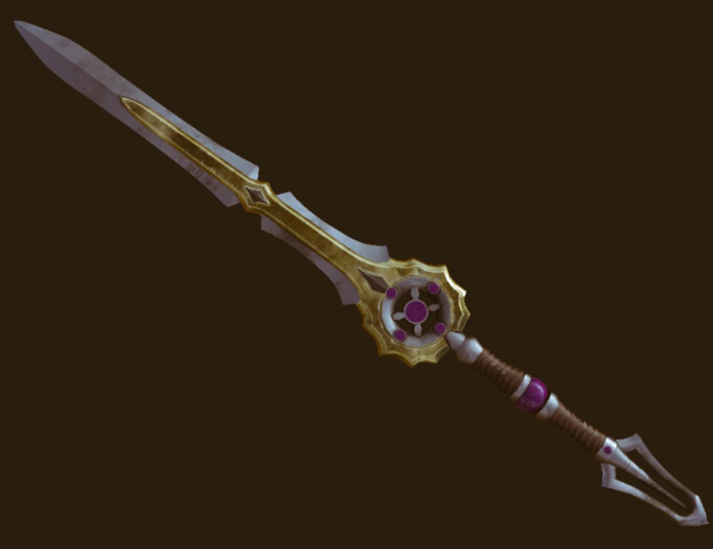 MagutsoKun's tweet image. cool sword i made for @ZPionTM made with substance painter and blender 

#Roblox #RobloxDev #robloxart