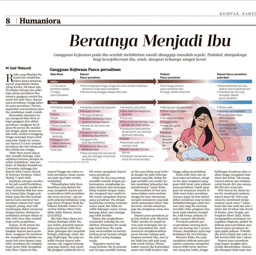 johanadhi's tweet photo. Gangguan Kejiwaan Pasca Persalinan: Dari Babyblues,Depresi dan Psikosis @blogdokter @lyndaibrahim https://t.co/ZctCNKGaGa