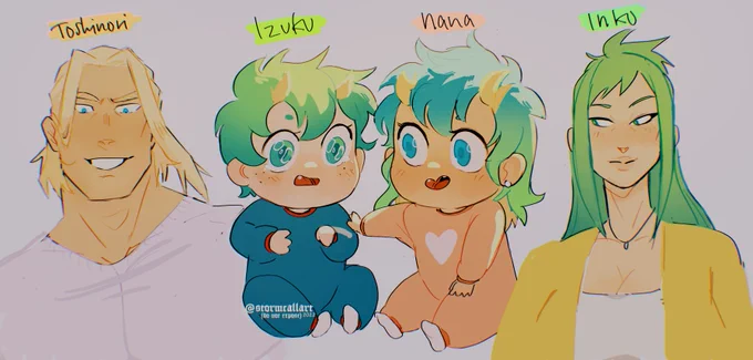 More of the sweethearts!au but with twin sister, nana~ 