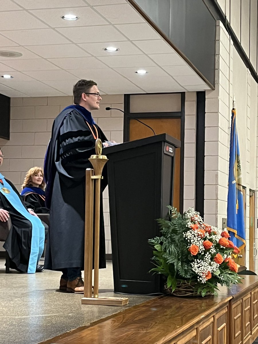 OSUIT's tweet image. “An education does not stop with you. It has trickle down effects for generations.” -Dr. Trey Hill #osuitgrad