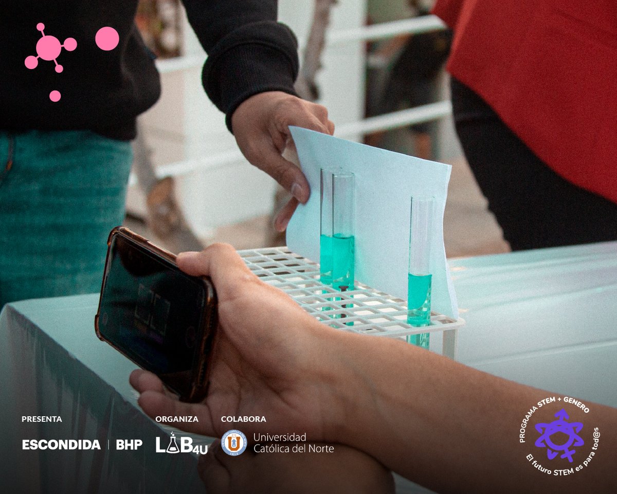 Ayer lanzamos el programa #STEMmasGÉNERO en #Antofagasta, en <a href="/Lab_4U/">Lab4U</a> con el apoyo de <a href="/bhp/">BHP</a> buscamos generar un cambio de paradigma en la educación de las ciencias para hacerla más inclusiva, diversa y con igualdad de oportunidades #STEMeducation #educióncientífica #género