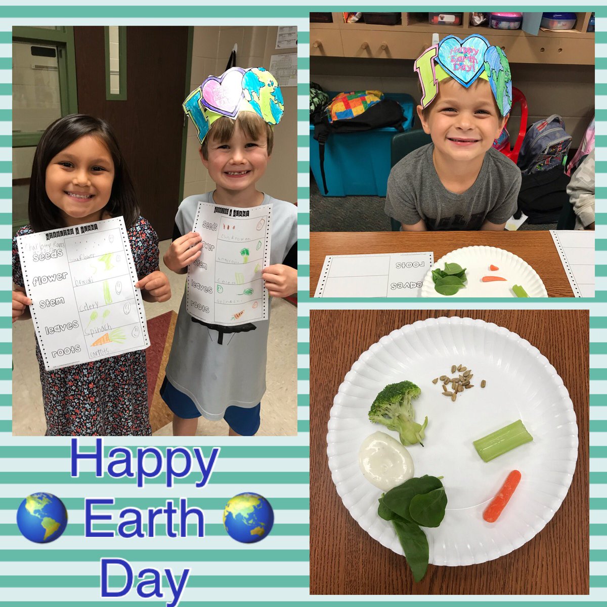 Eating the parts of a plant on Earth Day! 🌎💚🌏💚🌍#eseSOAR #EarthDay
