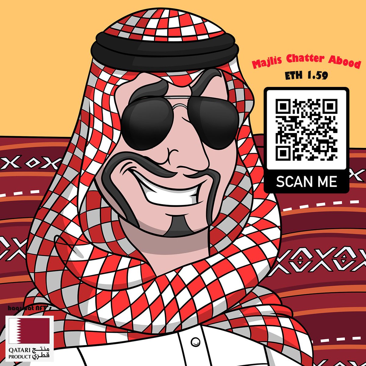haq_mat's tweet photo. Bal!
🔥 Abood 22 Collection Now Available at https://t.co/t2DJDSI8Be 🔥
🔥 🔥 Buy Now! 🔥 🔥

#nft #nftdrop #qatar #opensea #nftart #modernart #painting #nftartgallery #cryptotrading #animation #pixelart #digitalartist #digital #nftcommunity #nftcollector #ethereum https://t.co/SeDhL3NRoM