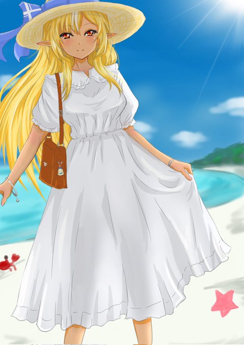 白ワンピのtwitterイラスト検索結果