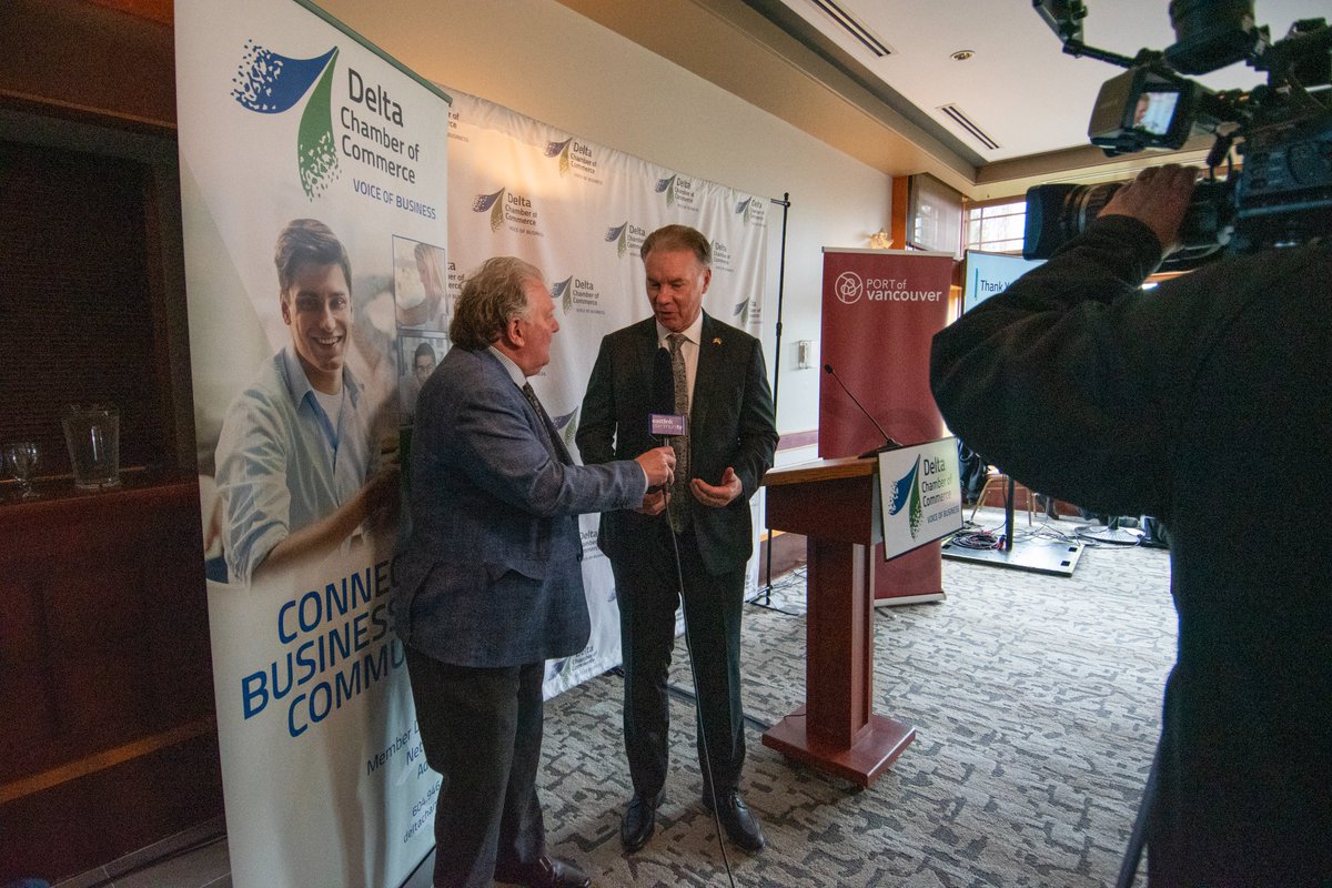 MayorHarvie's tweet photo. Honoured to present the 2022 State of the City address  at the 112th Delta Chamber of Commerce AGM yesterday. I look forward to continued collaboration with and support for Delta’s resilient business community. @deltachamber #DeltaBC #ShopLocal #BuyLocalDelta https://t.co/xOPWxwXwFx
