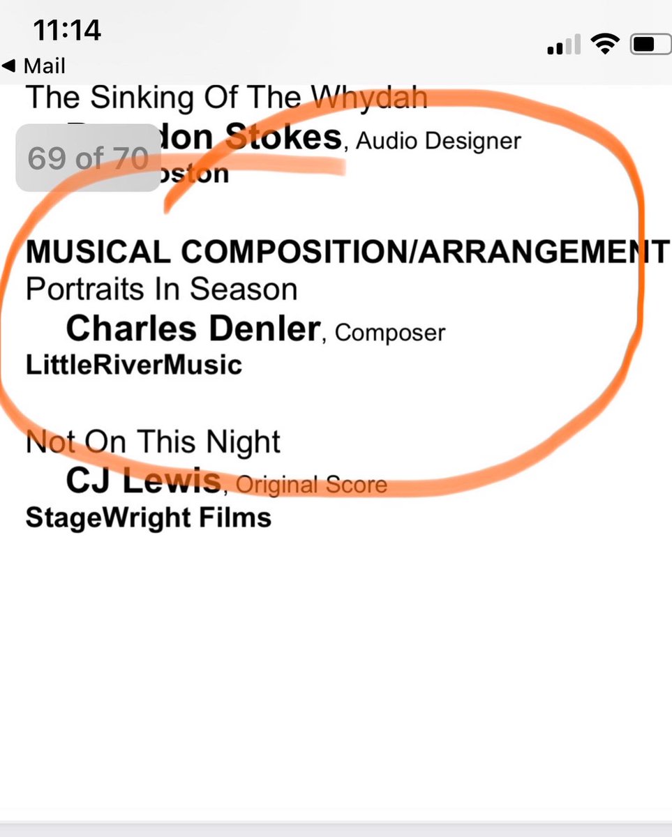 CharlesDenler's tweet photo. Emmy nomination 😄 https://t.co/jpS147Q5Za