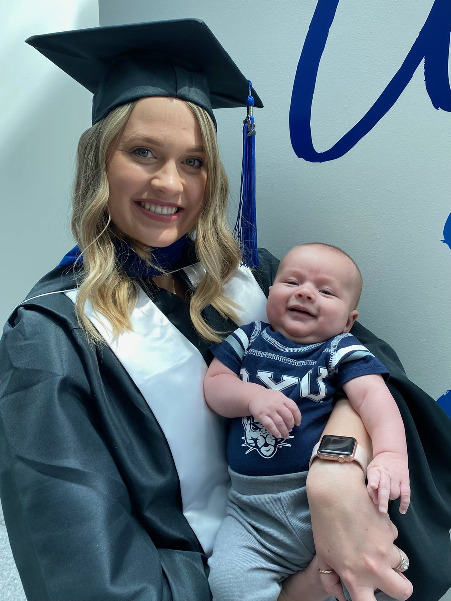 GarrettJonesDPT's tweet photo. MAcc grad with her future MAcc grad! #byumarriottgrad #BYUGrad https://t.co/41kdMJE5F6