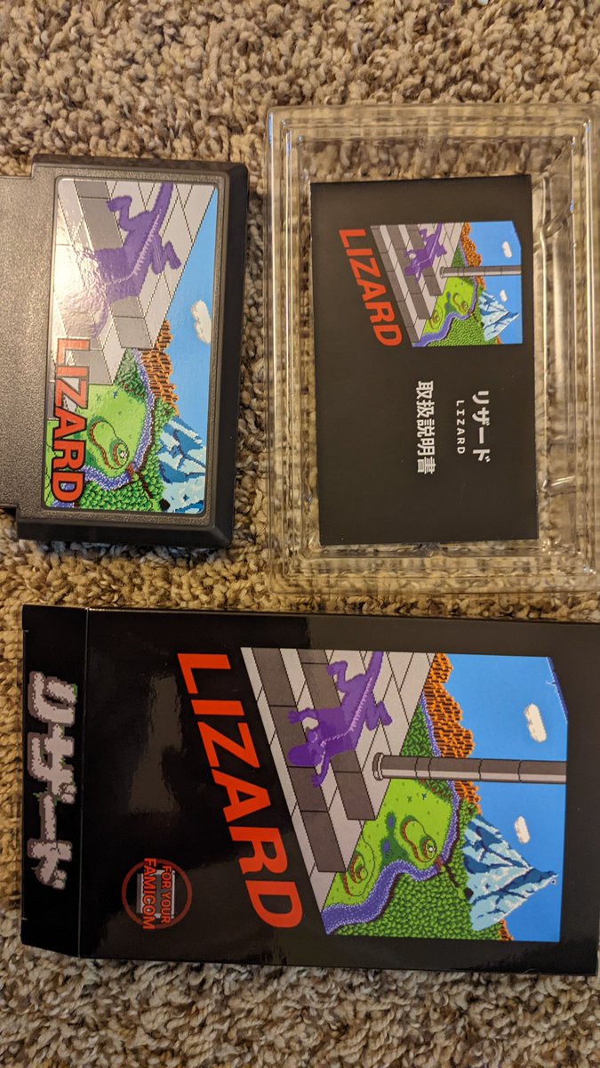 watkinseandre's tweet image. Finally played @bbbradsmith Lizard on Famicom today. Wow, what an interesting and unique game. Brutally difficult and confusing, but so fun and well designed. Very cool. Even the password system is really unique. The reveal when you first find another lizard is so cool.