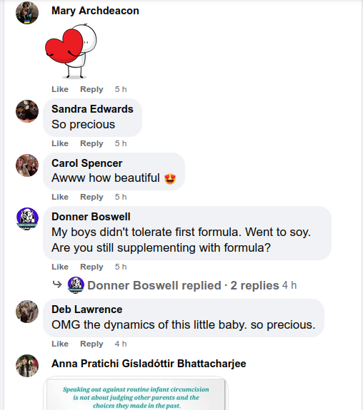 TheGuardianAn15's tweet image. Elephant in the room. facebook.com/maria.weaver.9…

Until #intactivists arrive, #BabyCutter's friends seem oblivious to any connection between #circumcision #trauma and the baby's incessant screaming.

See images and descriptions for more!
#BornPerfect #GenitalCutting #MedicalFraud