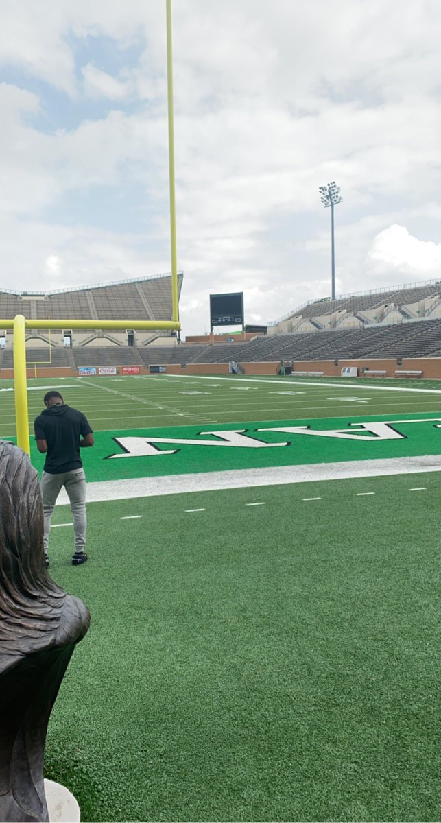 dior28live's tweet photo. Great unofficial visit at North Texas. Awesome facility and campus. Couldn’t do it without God, thank you for taking the time @PCobbs43 @MeanGreenFB #GMG 🟢⚪️ @CoachFleen @ForneyRecruits https://t.co/eLoVOGvbIF