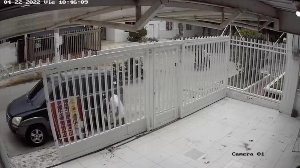 zonacero's tweet image. Cámara grabó el momento en que a vecino del barrio Abajo lo alcanzó una bala en persecución policial
bit.ly/37EN6o3.