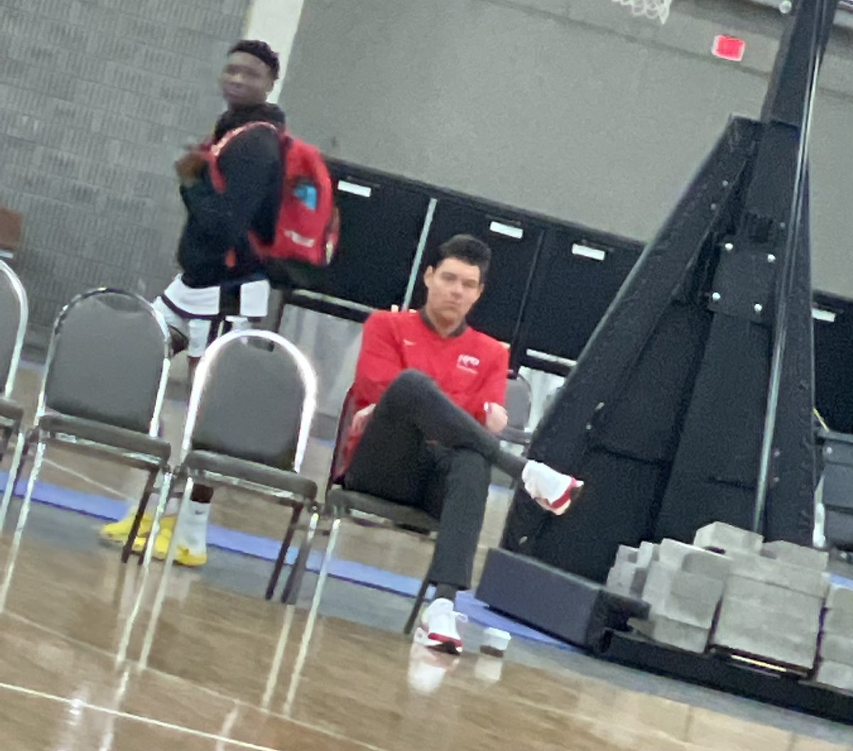 Ohio Buckets (@ohiobuckets) on Twitter photo Good amount of college coaches taking in 2023 (Turf)’s first game in Louisville:
• Ohio State’s <a href="/ChrisHoltmann/">Chris Holtmann</a>
• Toledo’s <a href="/Jordan_Lauf/">Jordan Lauf</a>
• Northern Iowa’s <a href="/stuttle10/">Seth Tuttle</a>
• Hillsdale’s John Tharp
• Rio Grande’s <a href="/coachAwood/">Ryan Arrowood</a>
…among others. Buckets lead 34-15 at the break. Good amount of college coaches taking in 2023 (Turf)’s first game in Louisville:
• Ohio State’s <a href="/ChrisHoltmann/">Chris Holtmann</a>
• Toledo’s <a href="/Jordan_Lauf/">Jordan Lauf</a>
• Northern Iowa’s <a href="/stuttle10/">Seth Tuttle</a>
• Hillsdale’s John Tharp
• Rio Grande’s <a href="/coachAwood/">Ryan Arrowood</a>
…among others. Buckets lead 34-15 at the break.